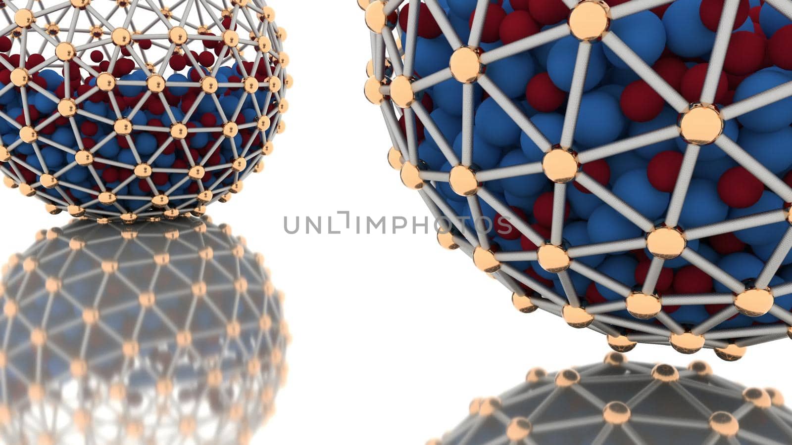 Abstract CGI motion graphics with fantastic spheres 3D rendering by designprojects