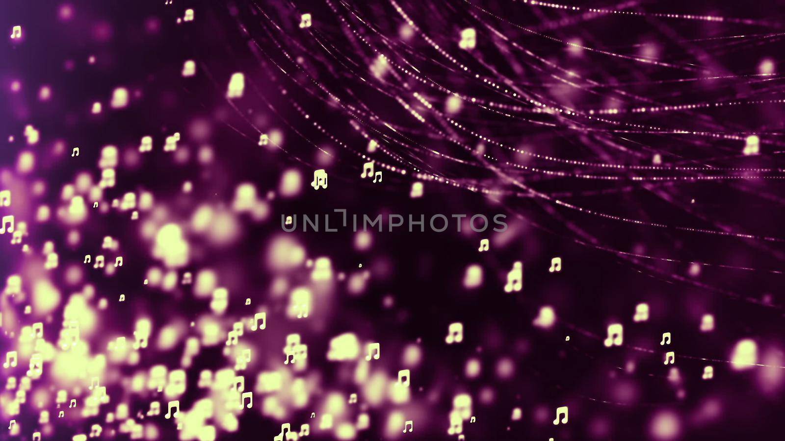 Background with nice flying musical notes by designprojects