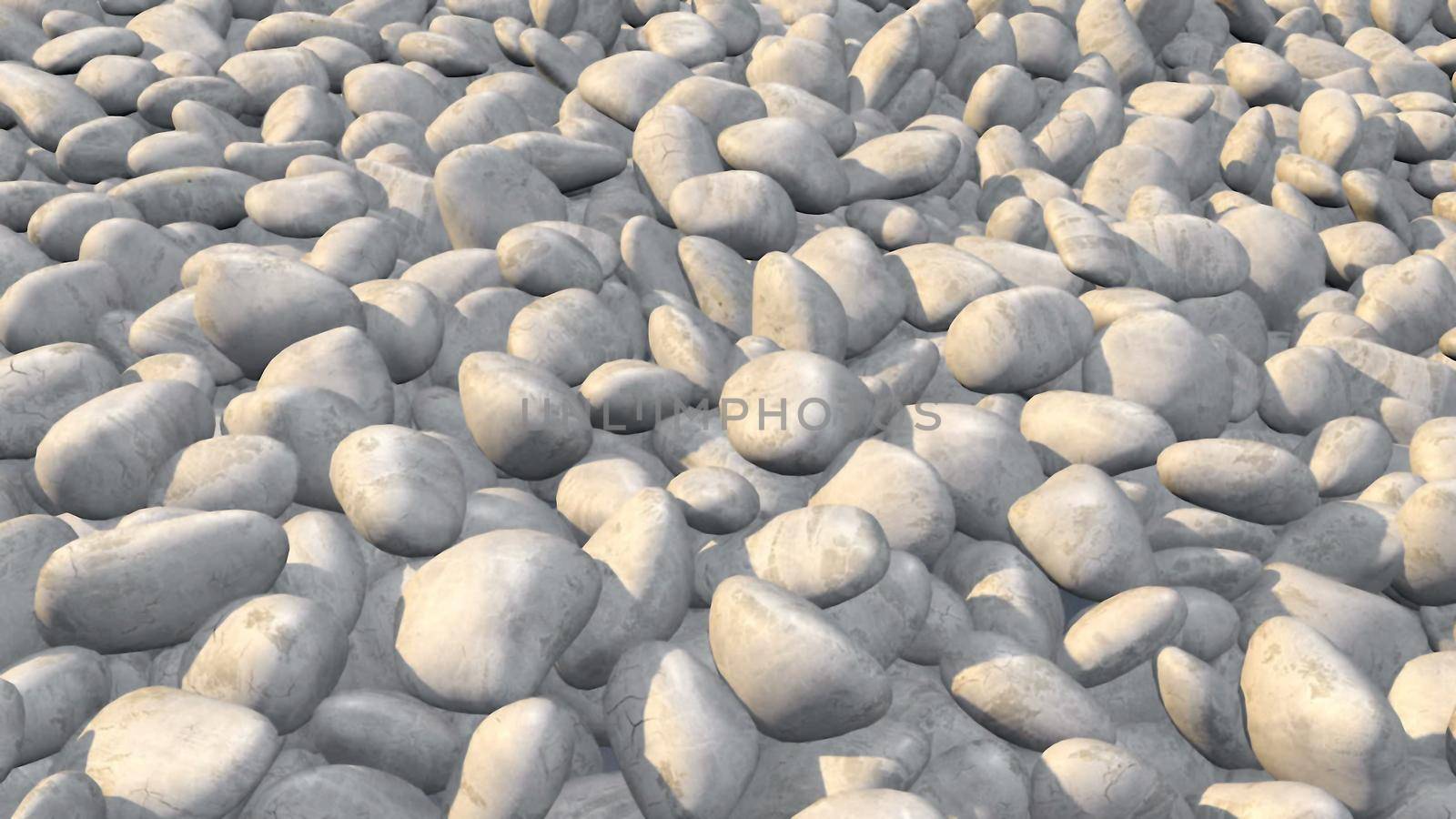 Background with sett 3D rendering by designprojects