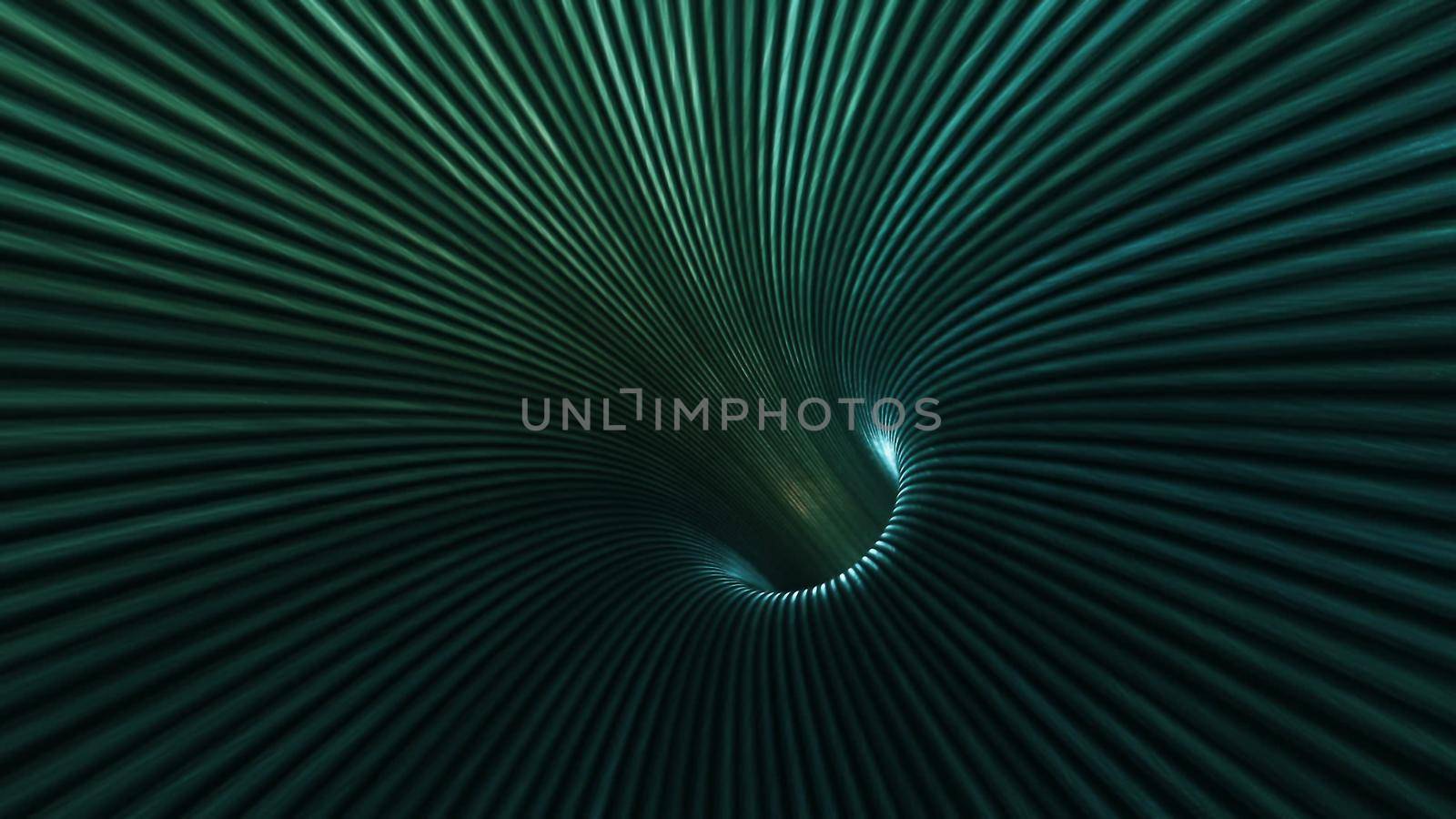 Abstract background with flight in sci-fi tunnel with fantastic lights.