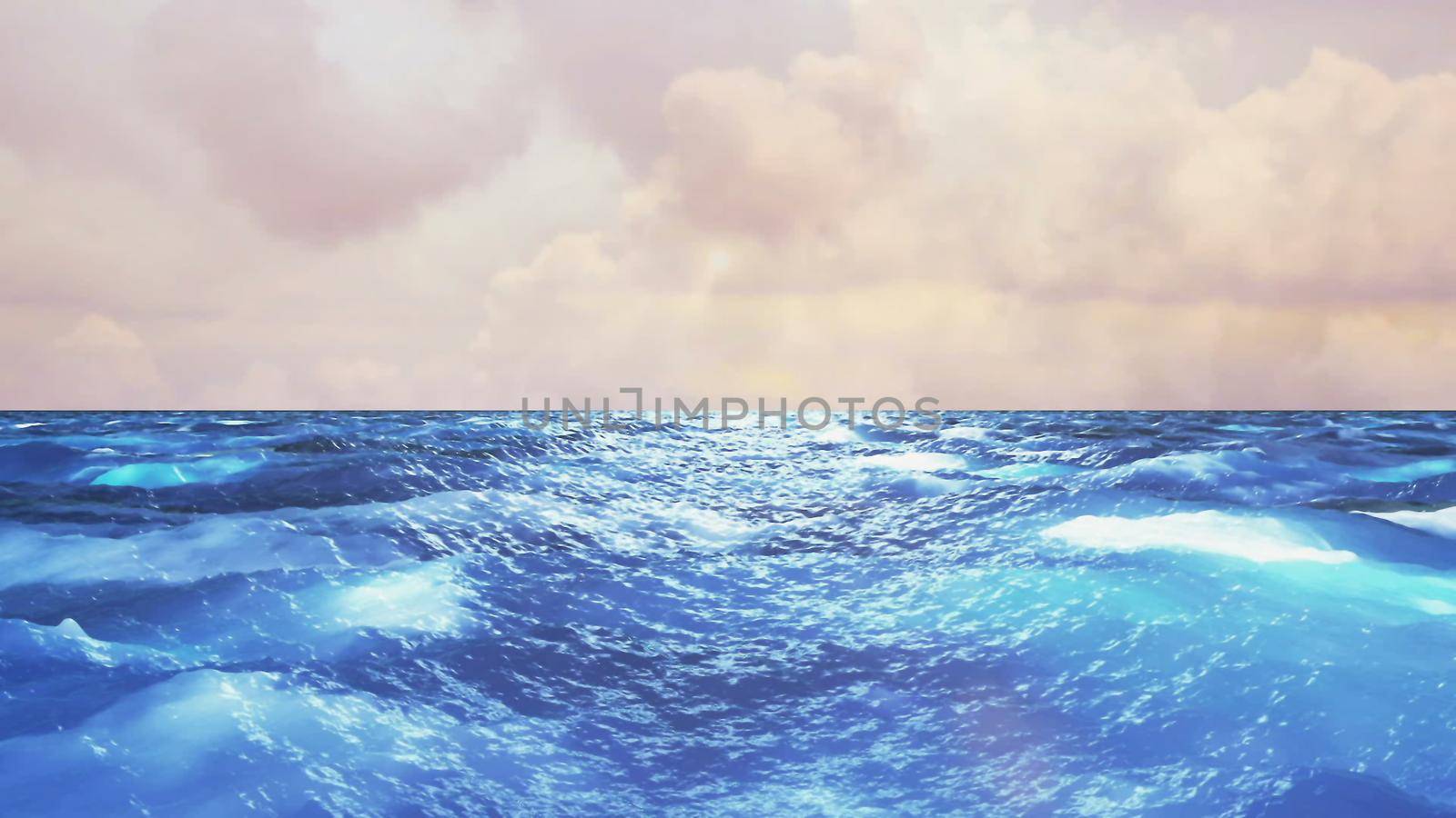 Abstract Background with nice realistic sea