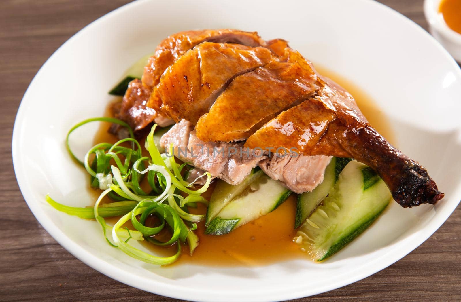 roast duck rice, popular of hawker food in Malaysia