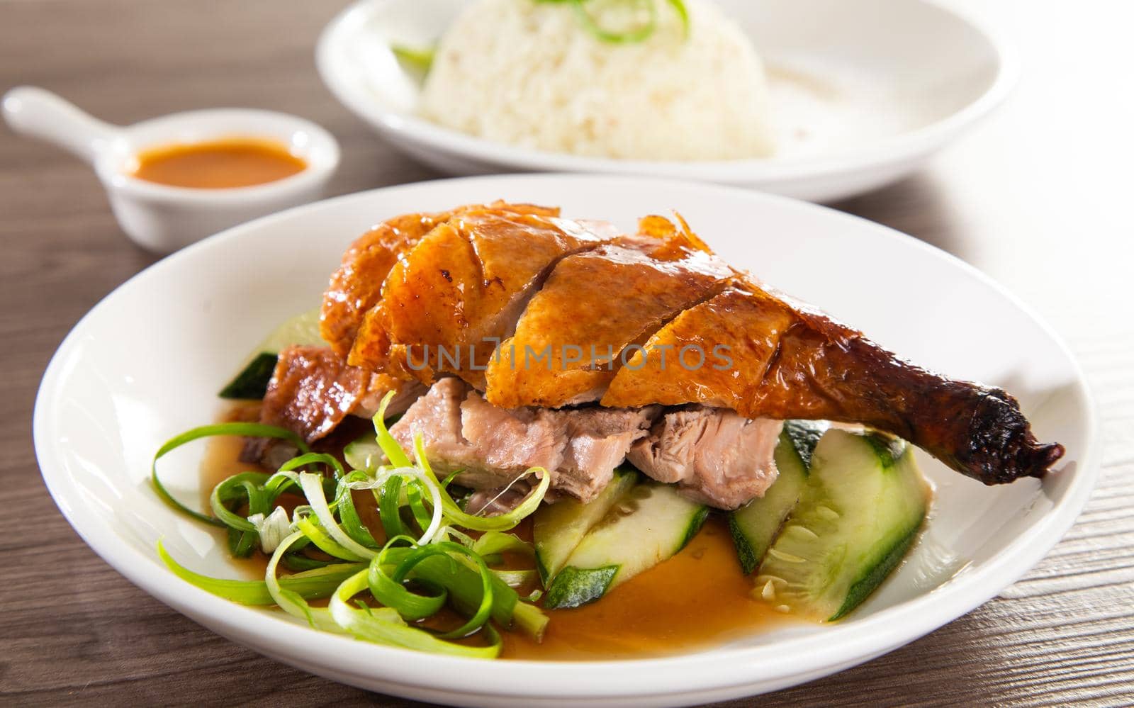 roast duck rice, popular of hawker food in Malaysia