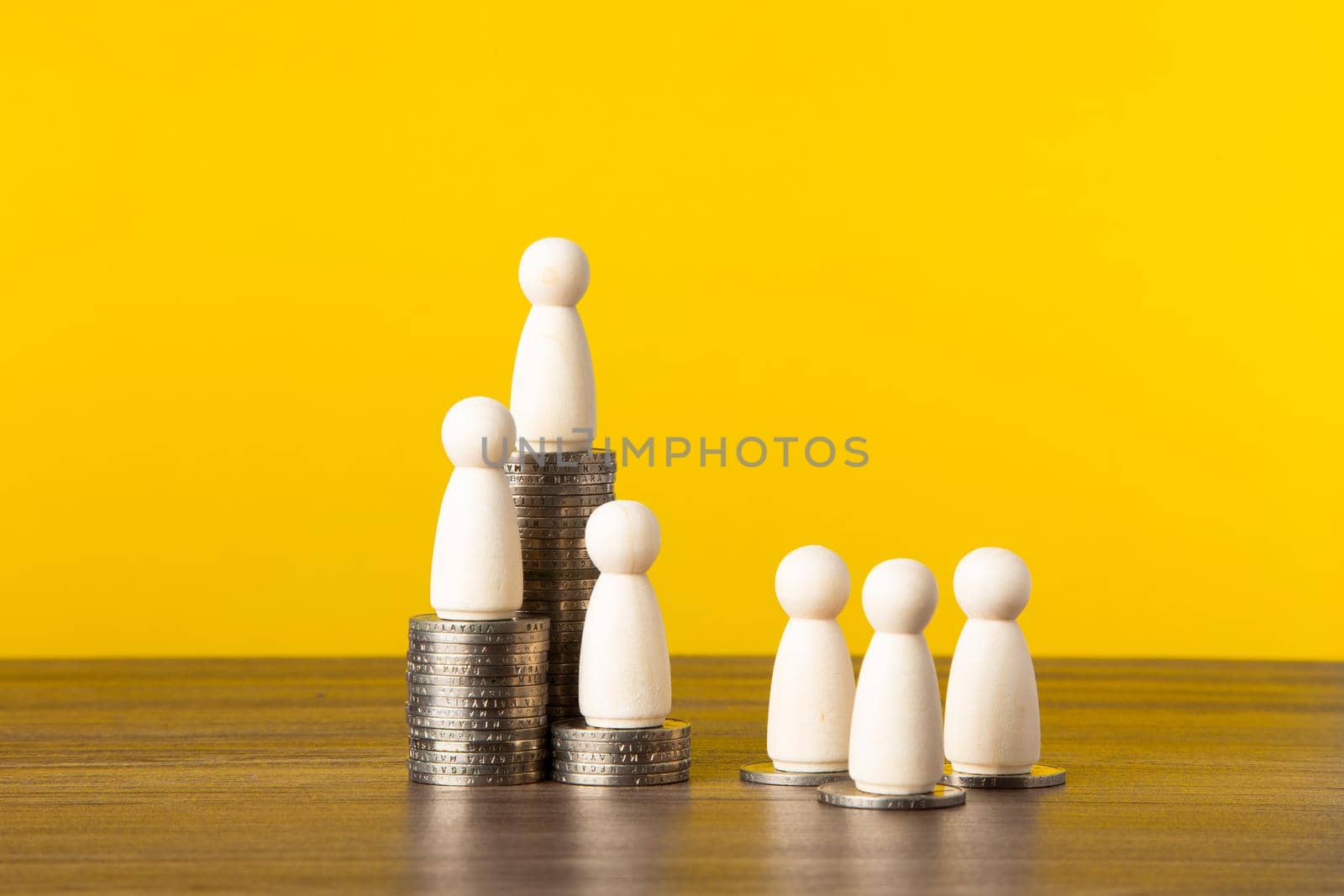 Successful and executive employee with a large salary. A young manager and the beginning of a successful career. Great income and wealth.