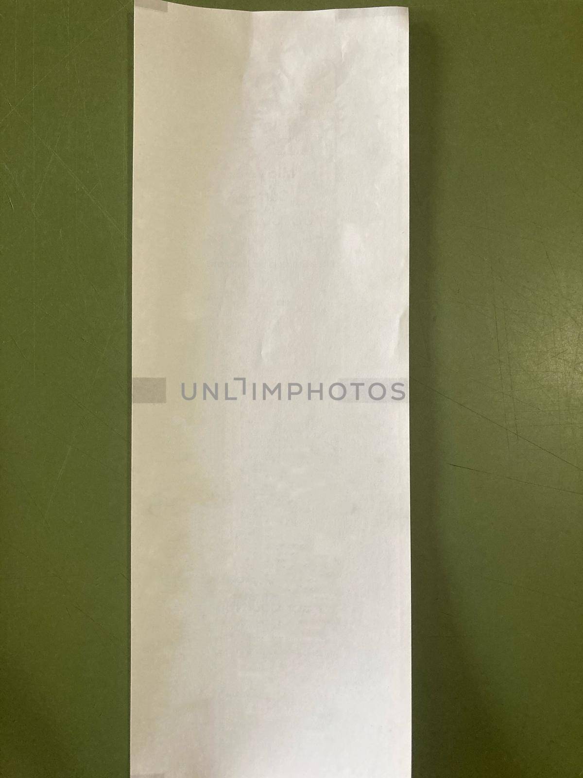 Blank receipt with copy space by claudiodivizia