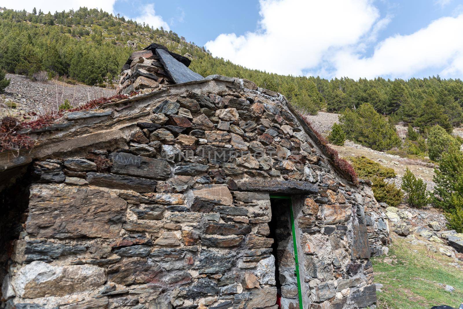 Cabanes del Castellar in Spring on the road to Ordino Arcalis in Andorra by martinscphoto