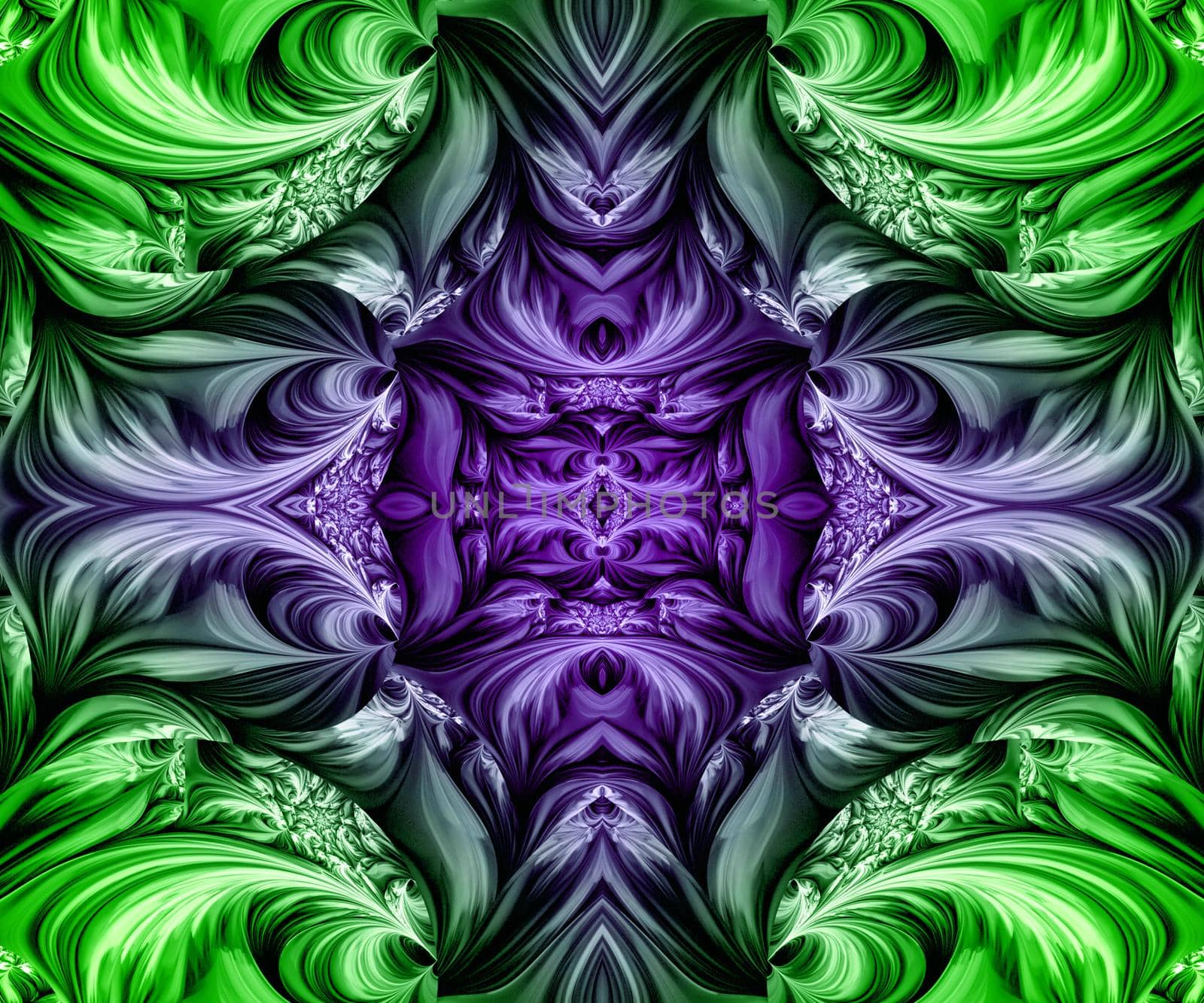 Computer generated colorful fractal artwork for creative art,design and entertainment