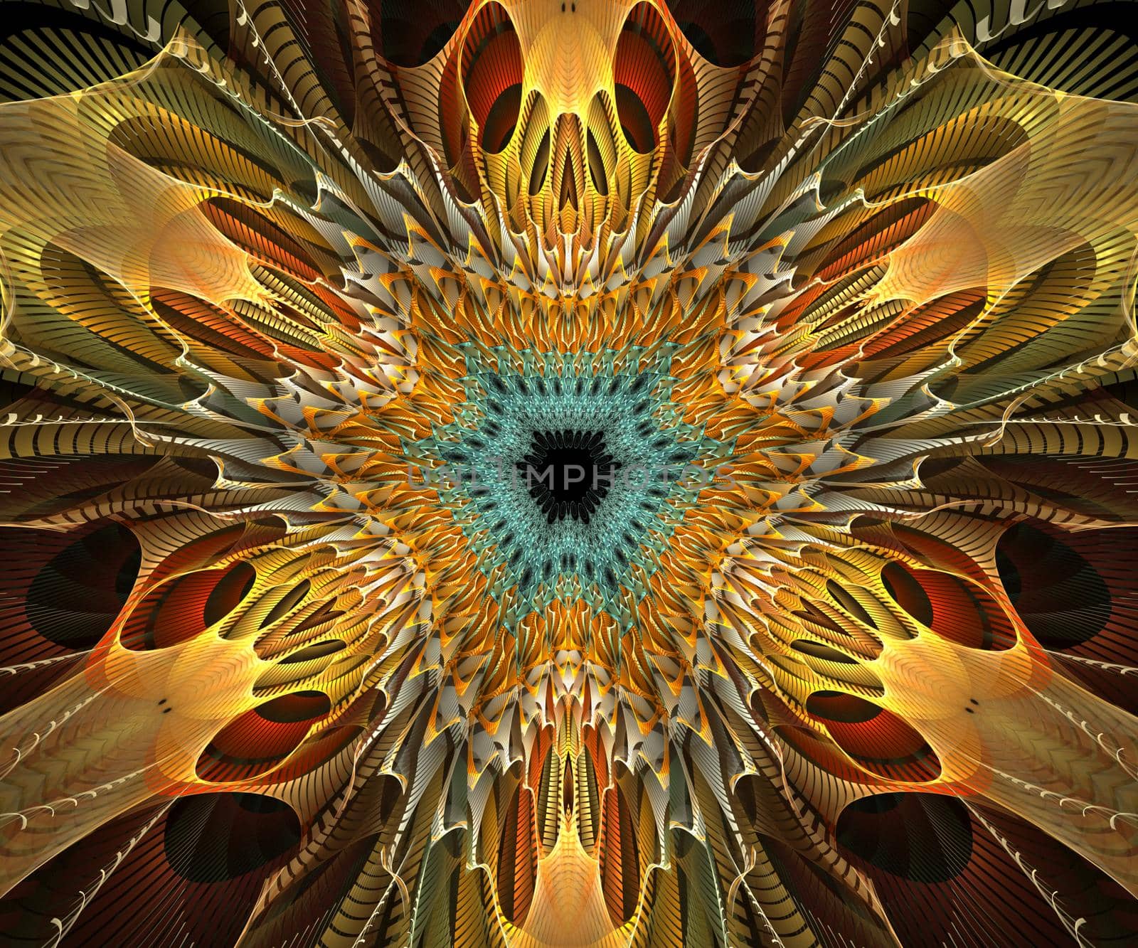 Computer generated fractal artwork by stocklady