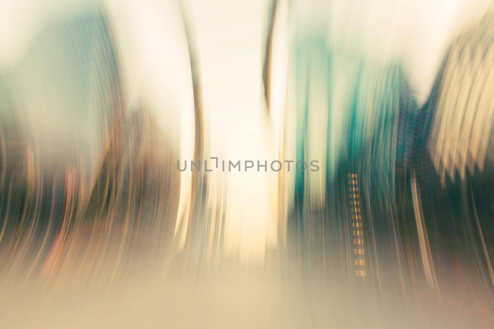 Abstract background blur motion city buildings