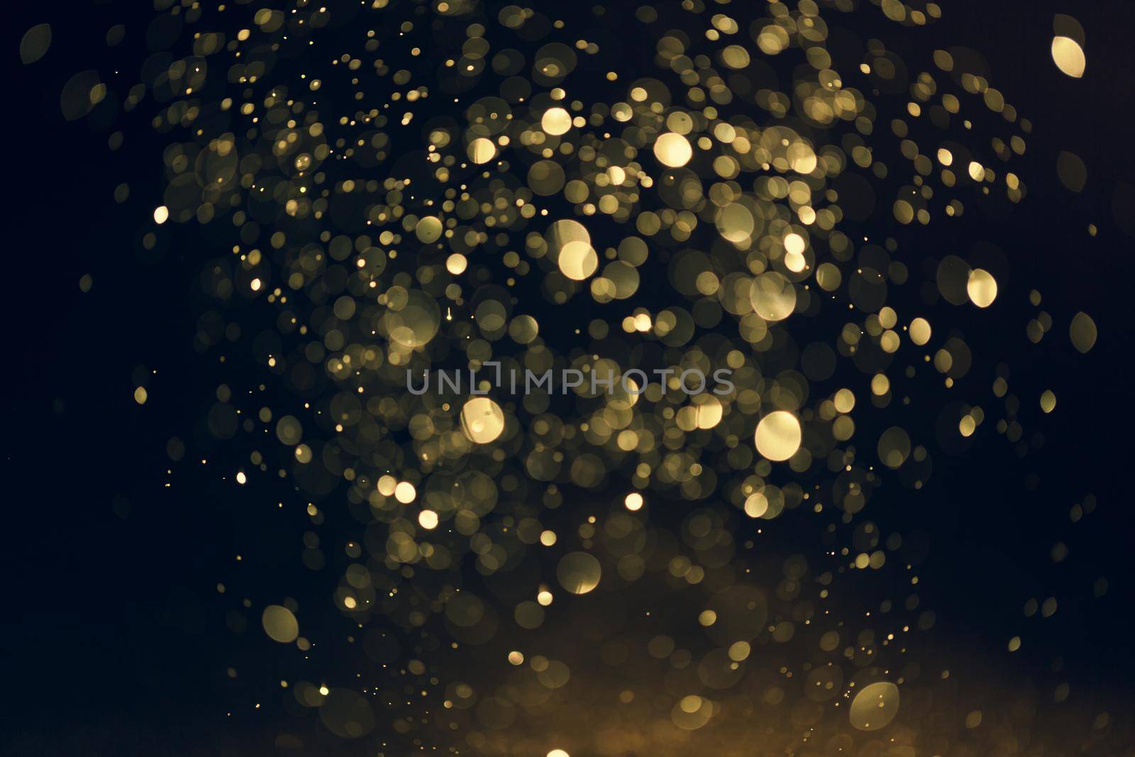 Bokeh abstract background from water splash