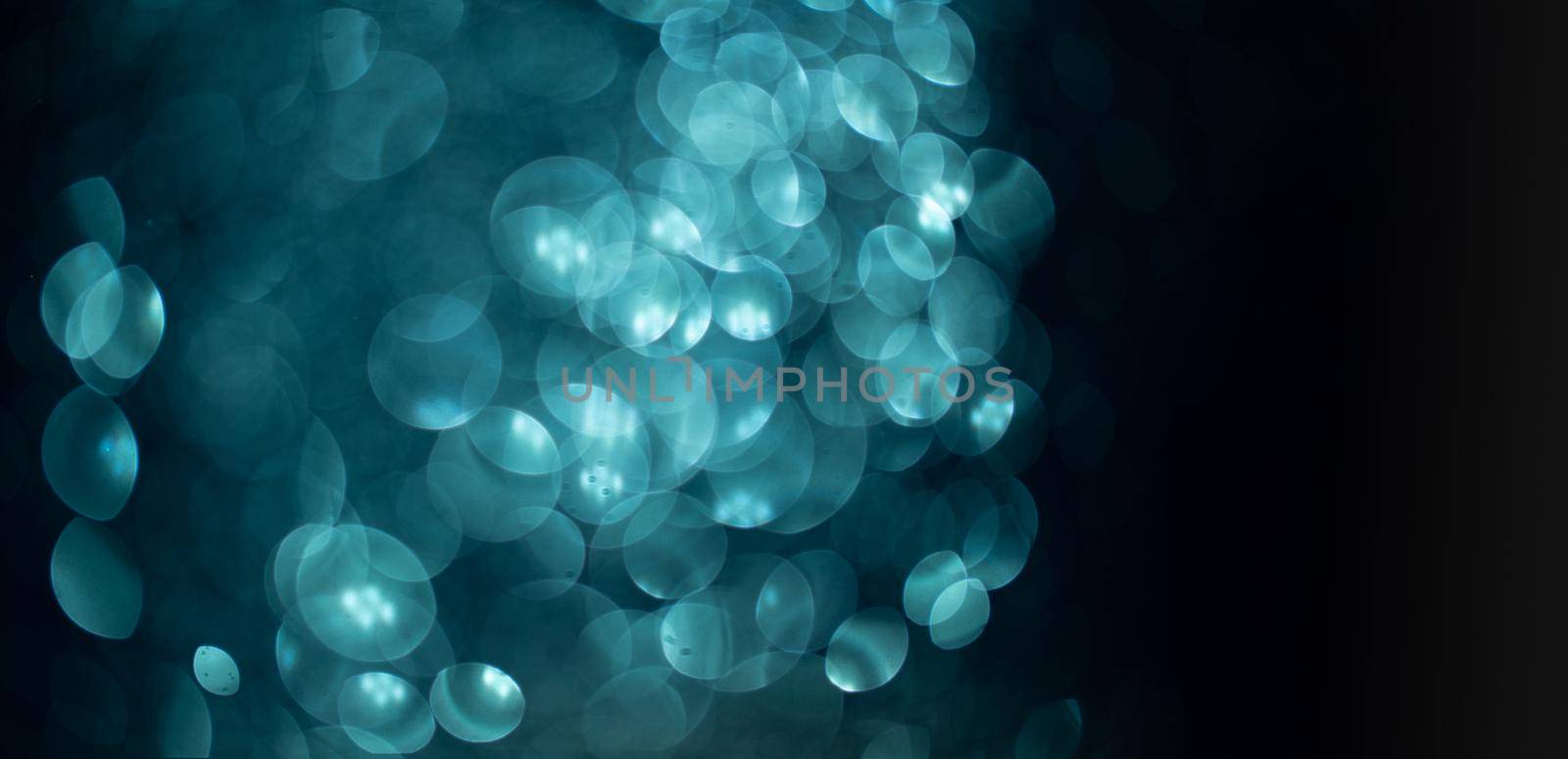 Bokeh abstract background from diamond dust with copy space