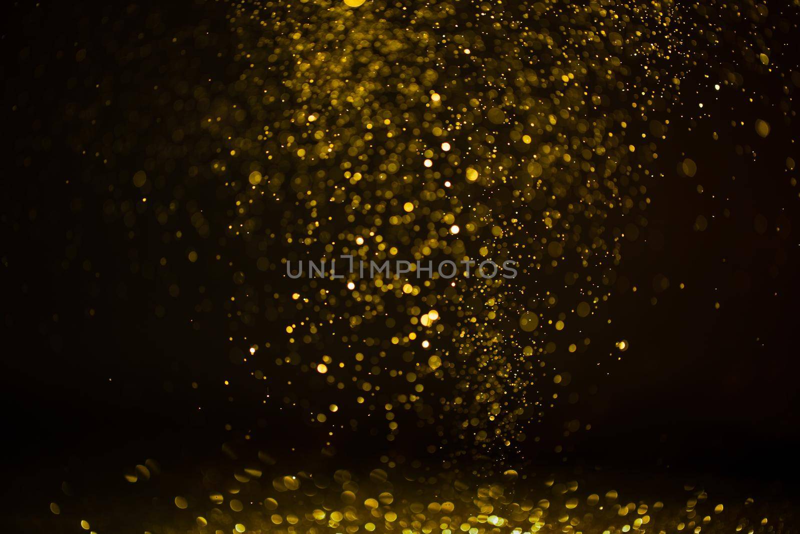 Bokeh abstract background from diamond dust