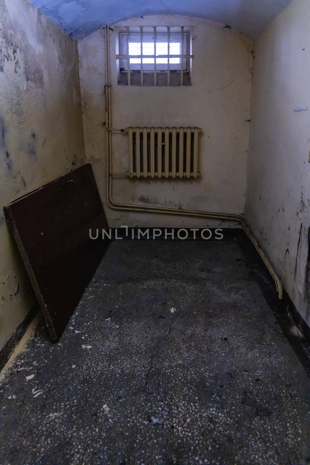 Urban exploration of buildings of old prison custody