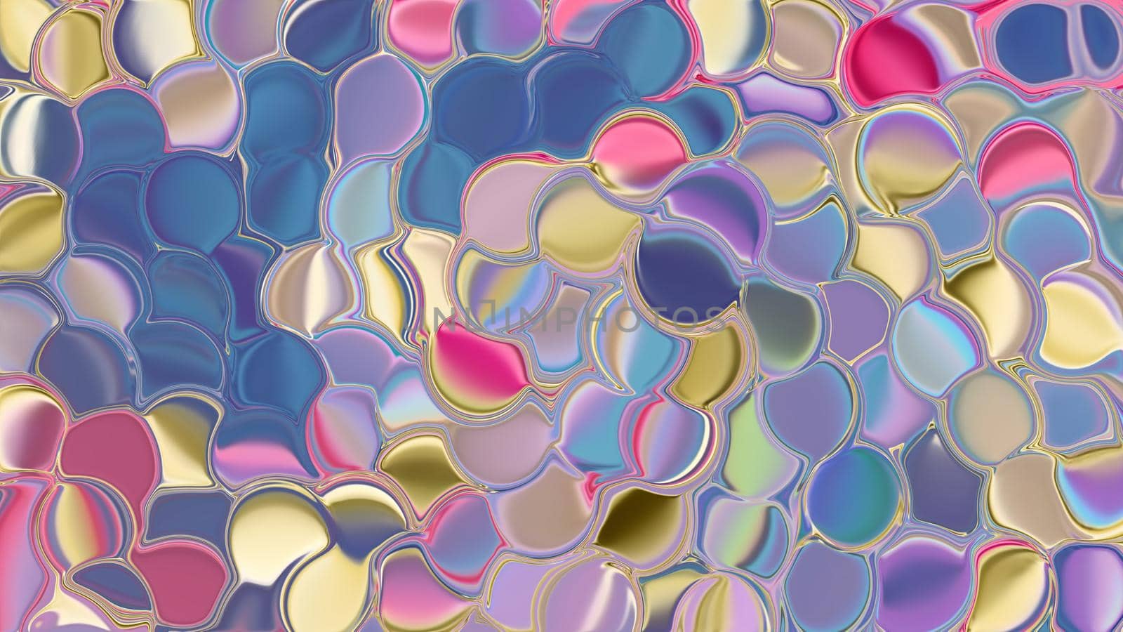 Abstract multi-colored mosaic background. 3d image, 3d rendering