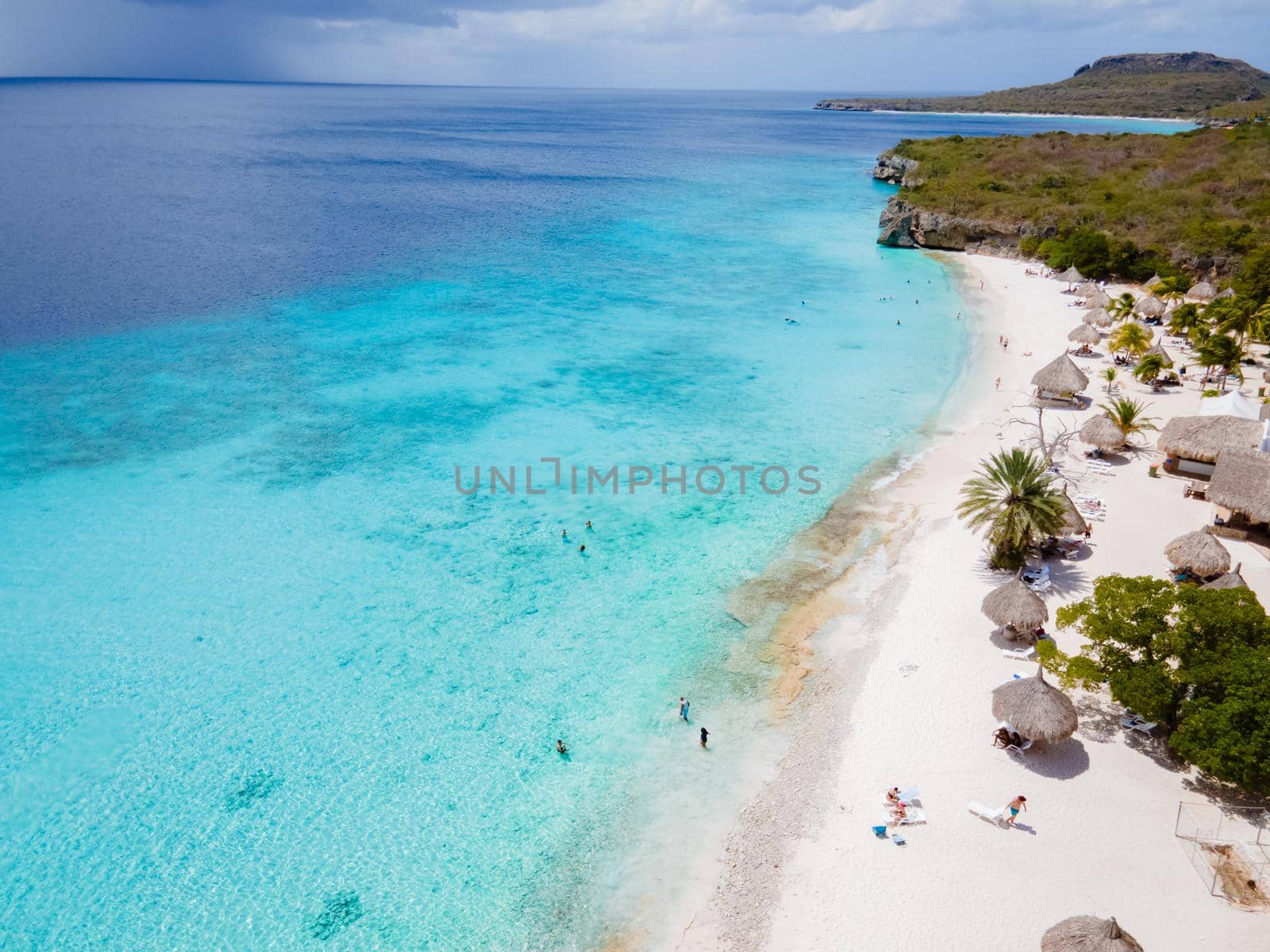  Cas Abou Beach on the caribbean island of Curacao, Playa Cas Abou in Curacao Caribbean by fokkebok