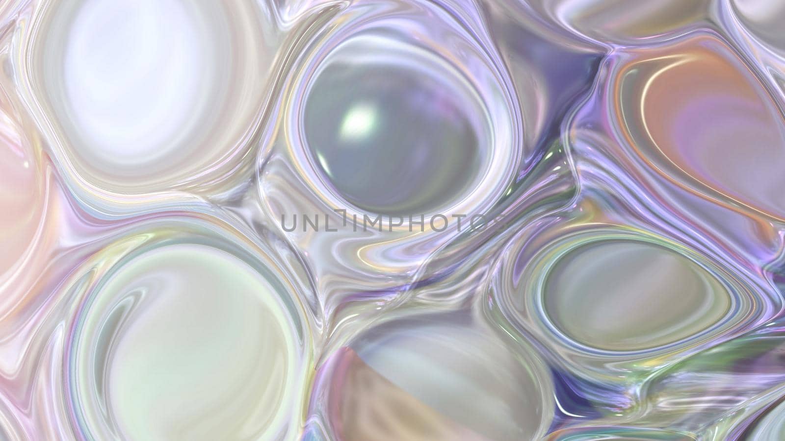 Abstract textured pastel background with bubbles. 3d image, 3d rendering