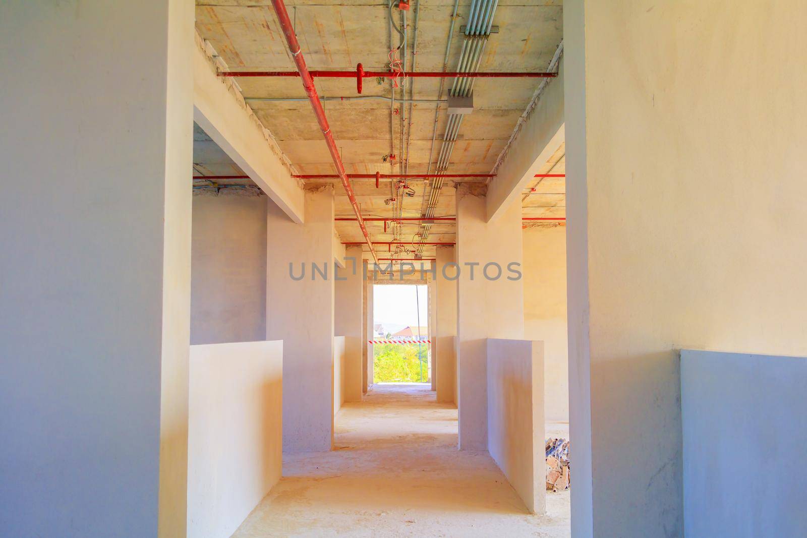 building structure interior Construction site development housing by pramot