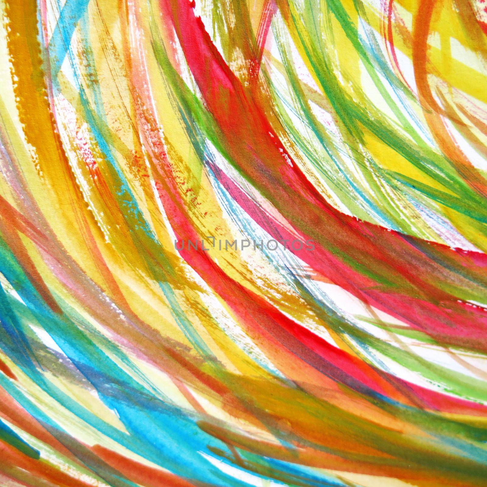 Abstract watercolor painted background by aroas