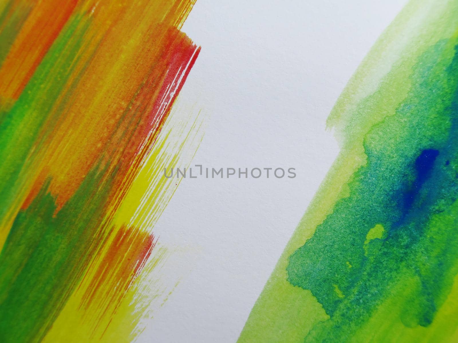 Colorful Abstract watercolor painted background