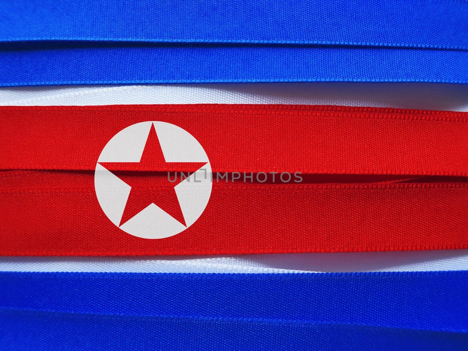 North Korea flag or banner by aroas