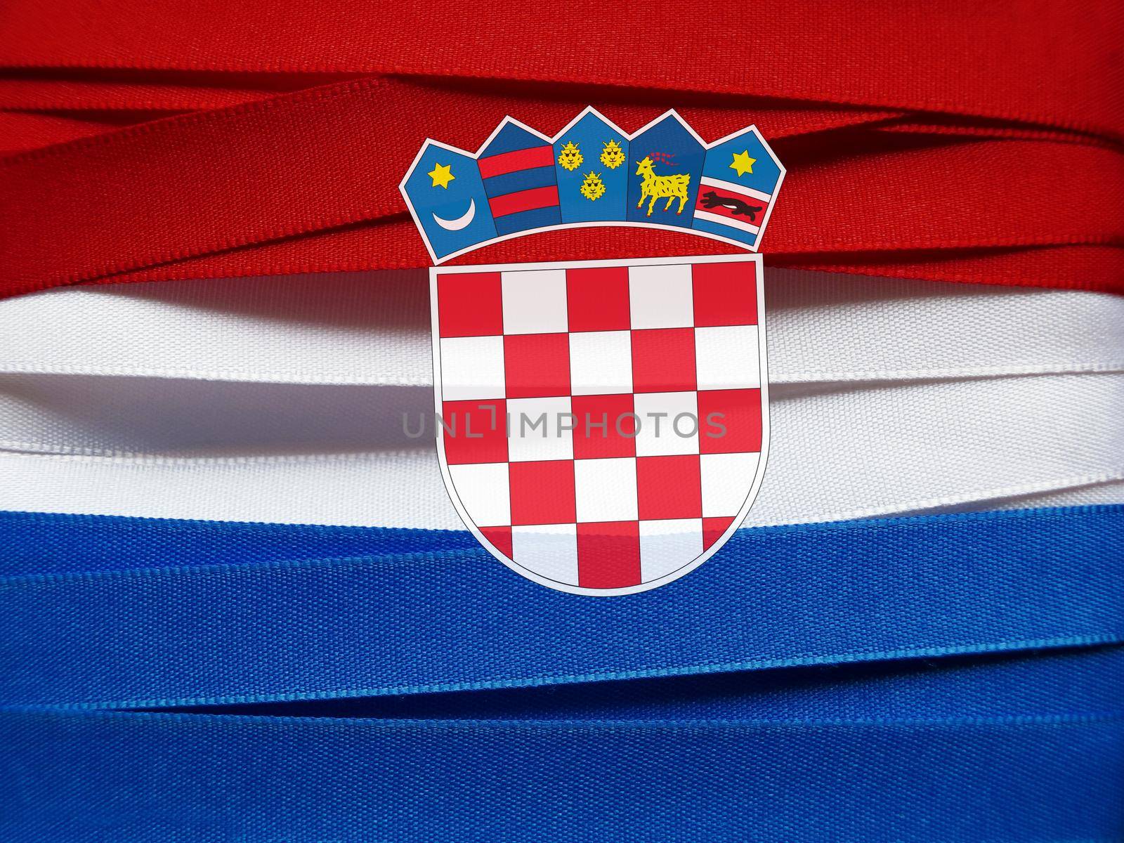 Croatia flag or banner by aroas