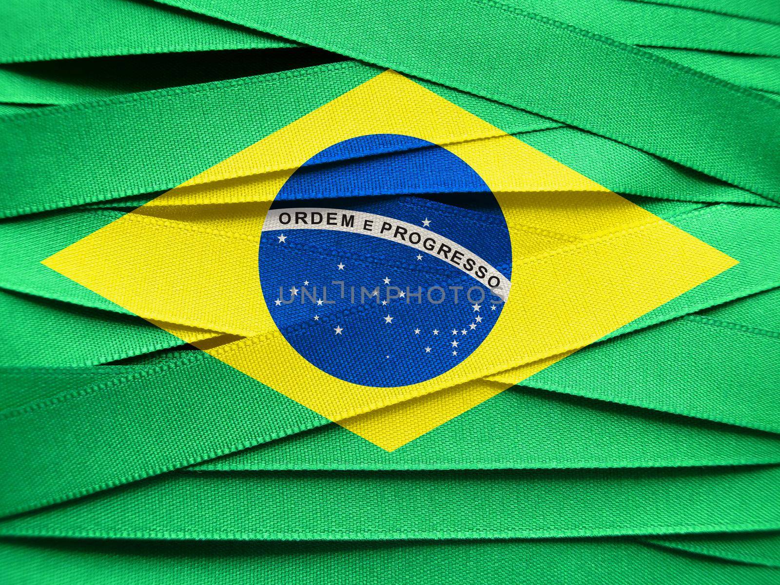 Brazil flag or banner by aroas