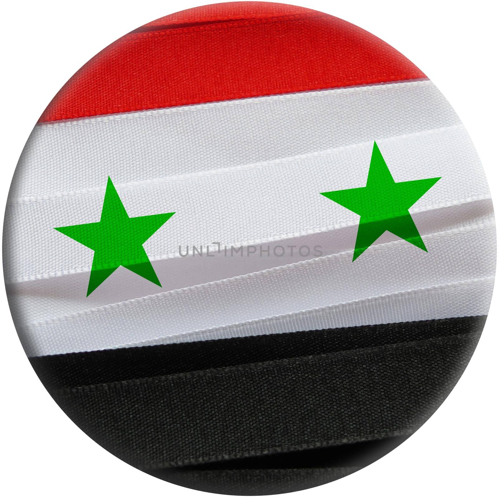 Syria flag or banner by aroas