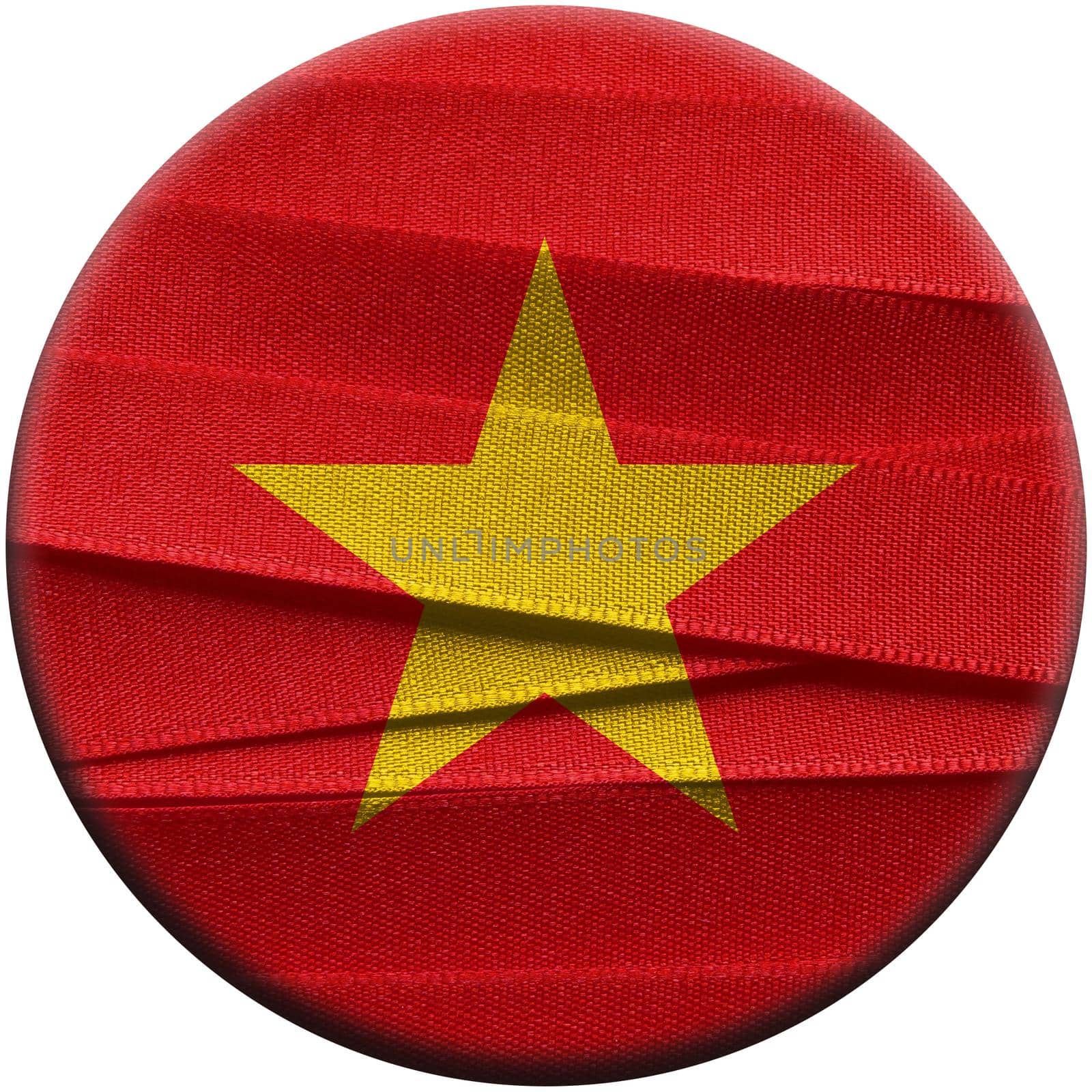 Vietnam flag or banner by aroas