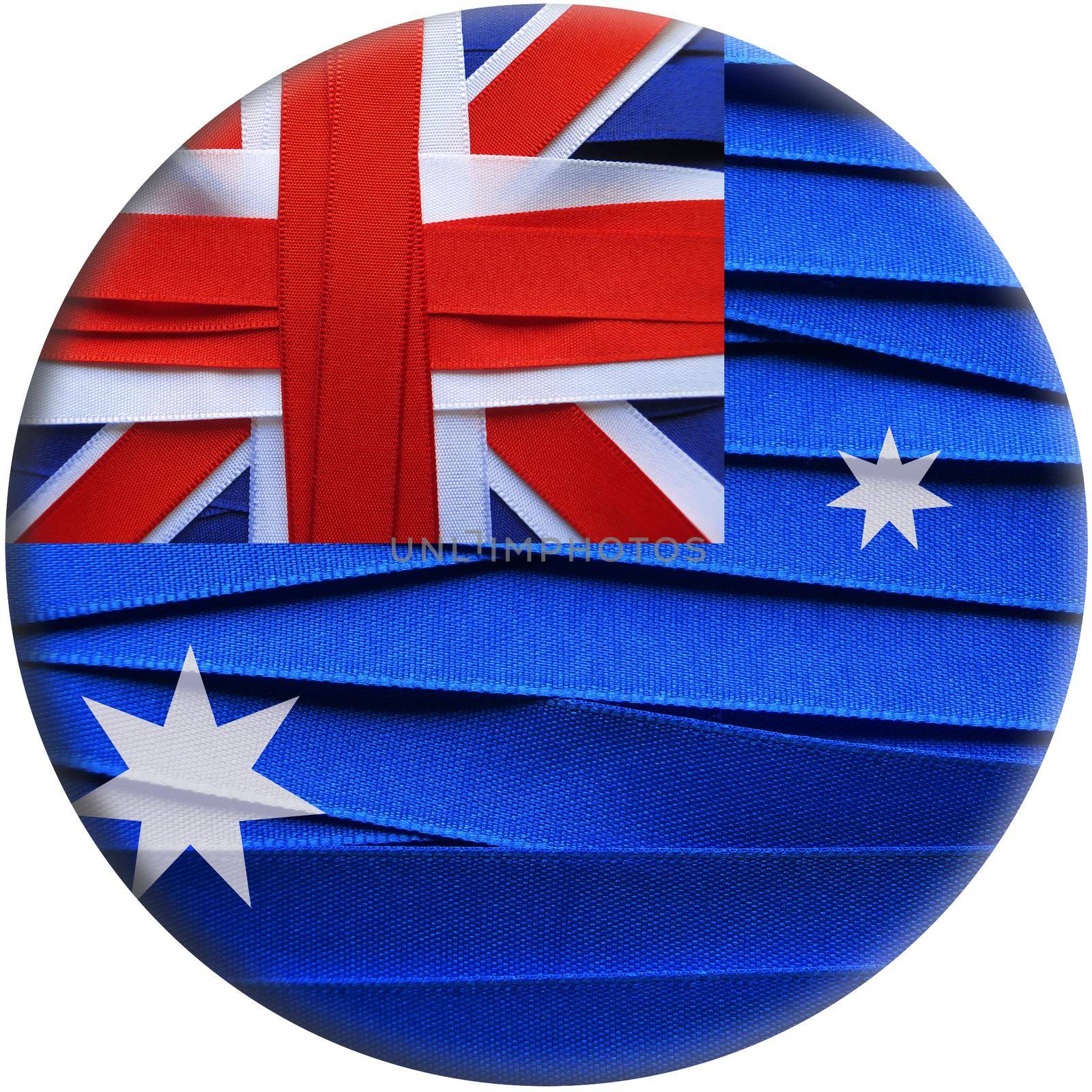 Australia flag or banner by aroas