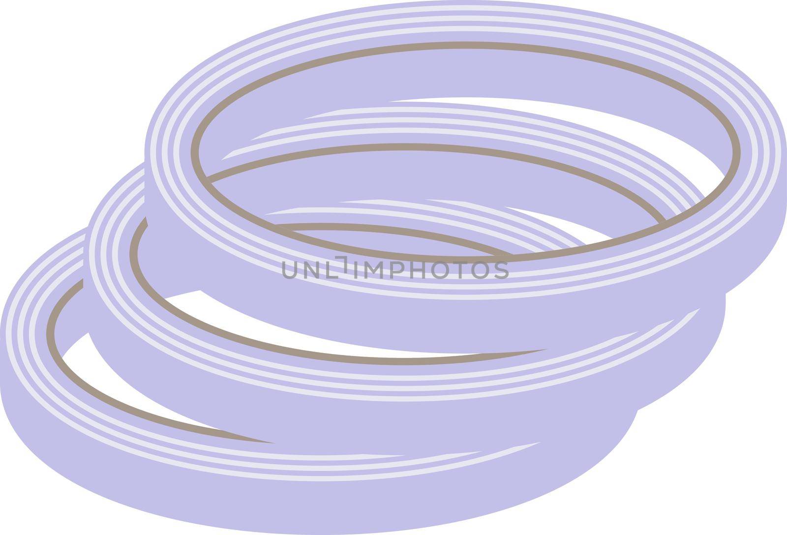 Scotch tape, illustration, vector on white background. by Morphart