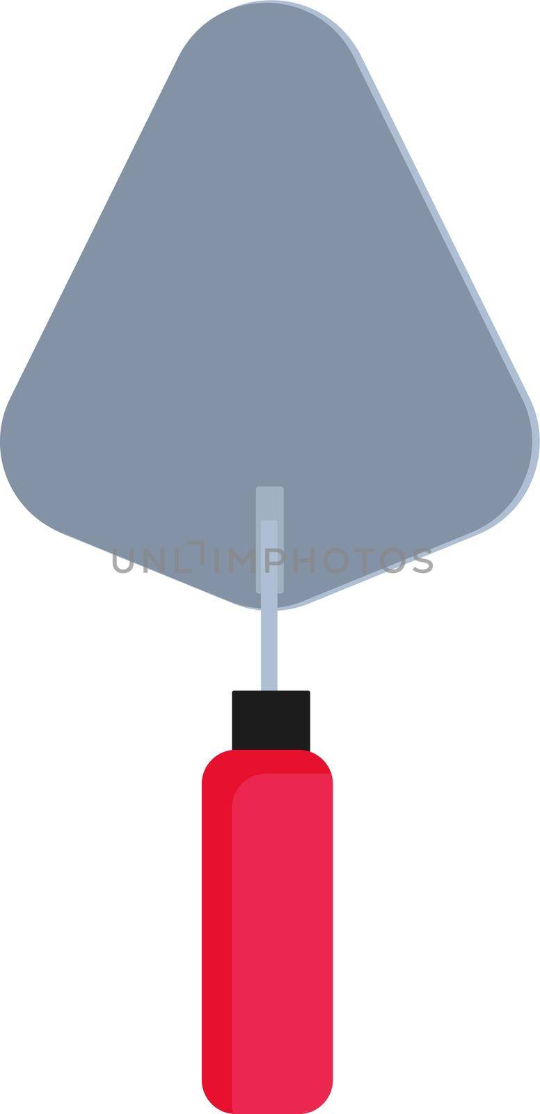 Small trovel, illustration, vector on white background.