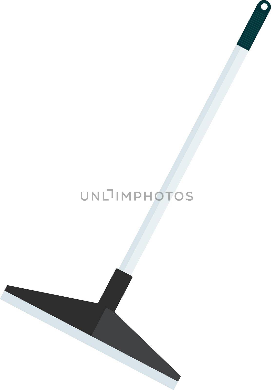 Glass wiper, illustration, vector on white background.
