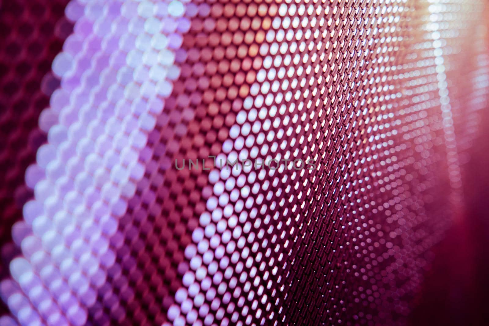 CloseUp LED blurred screen. LED soft focus background. abstract background ideal for design. by teerawit