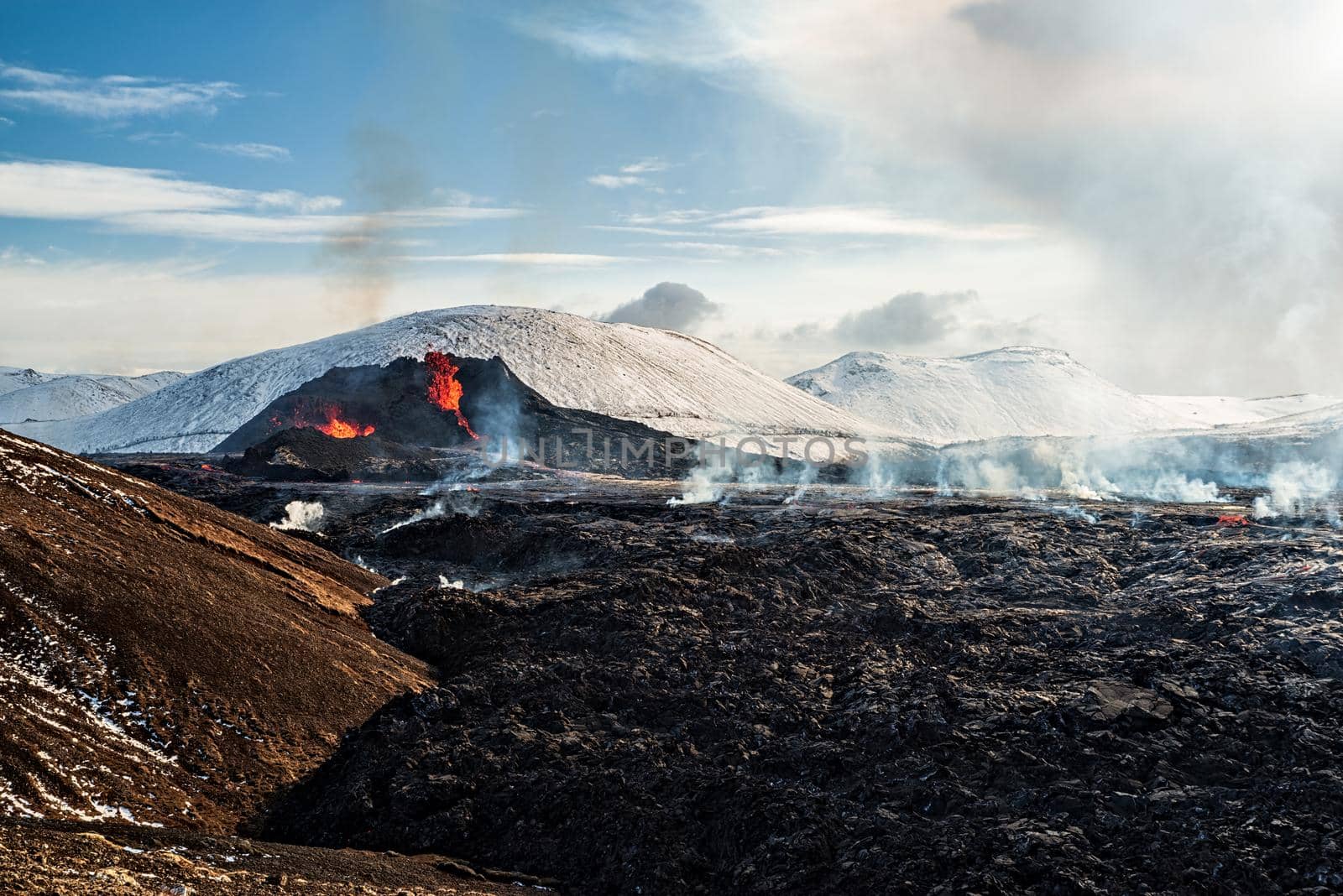 Fagradalsfjall volcanic eruption, Iceland by LuigiMorbidelli