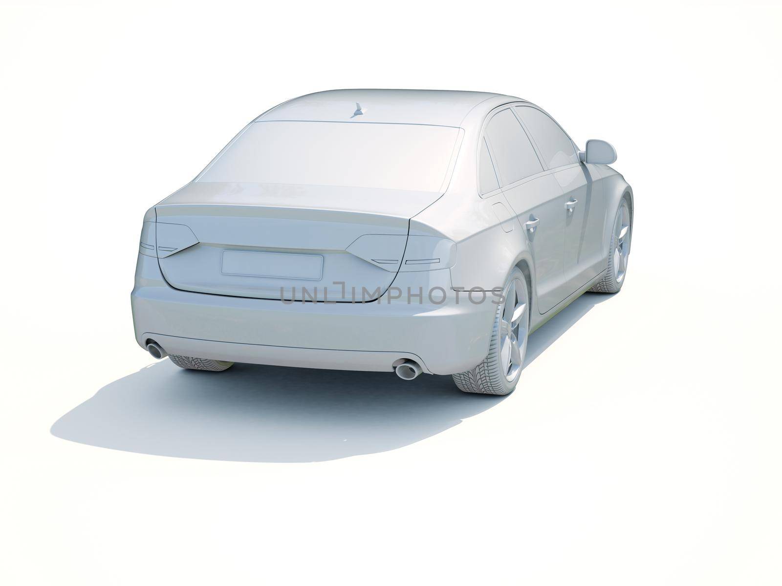 3d Car White Icon, 3d Car Blank Template, 3d White Car Icon with Shadow, Business Sedan Car on White Background, Automobile Isolated, Automobile Service Sign, Auto Body, Automobile Industry