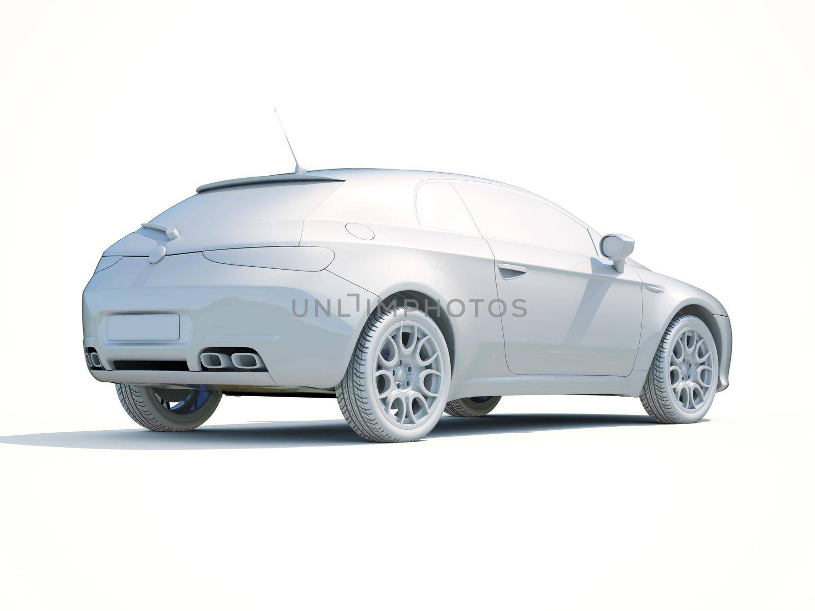 3d Car White Icon, 3d Car Blank Template, 3d White Car Icon with Shadow, Business Sedan Car on White Background, Automobile Isolated, Automobile Service Sign, Auto Body, Automobile Industry