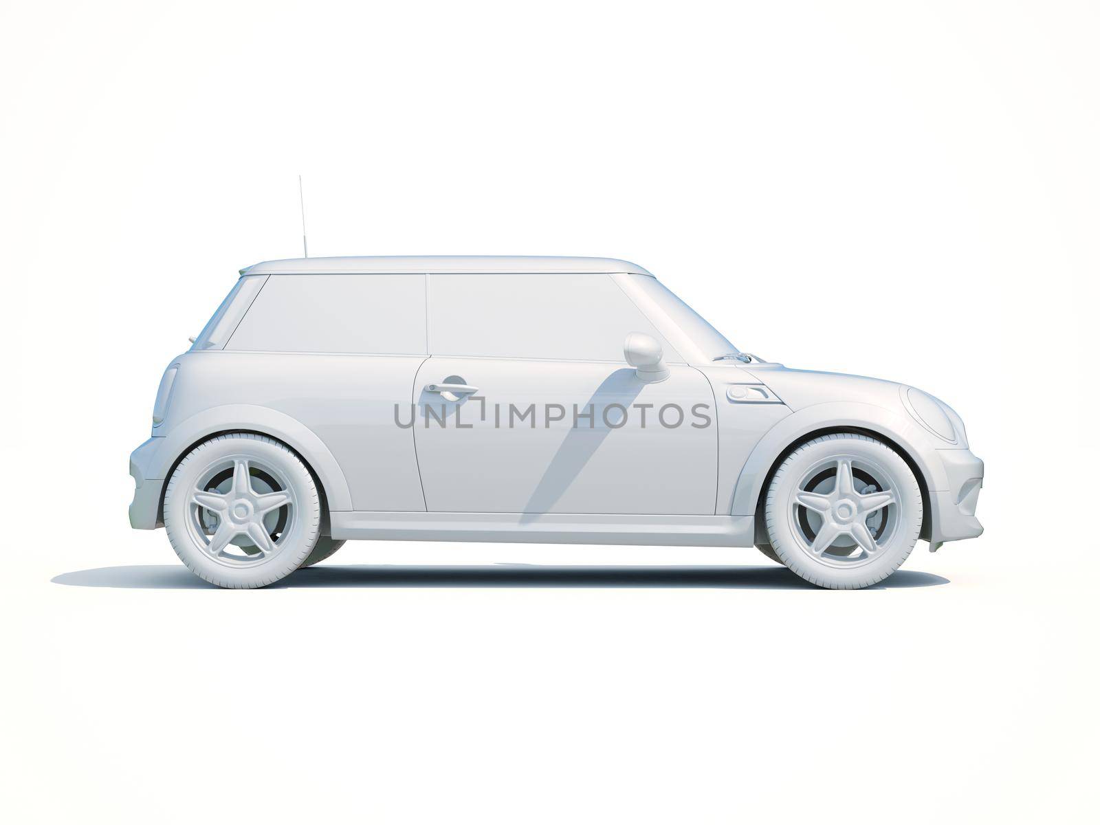 3d Car White Icon, 3d Car Blank Template, 3d White Car Icon with Shadow, Business Sedan Car on White Background, Automobile Isolated, Automobile Service Sign, Auto Body, Automobile Industry