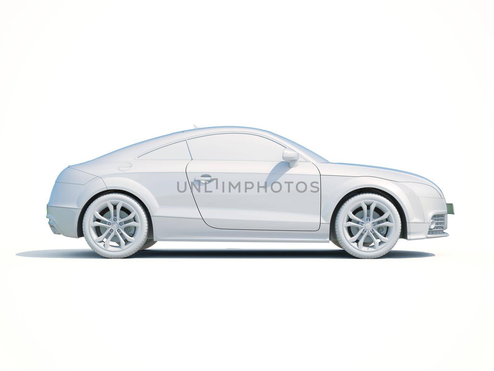 3d Car White Icon, 3d Car Blank Template, 3d White Car Icon with Shadow, Business Sedan Car on White Background, Automobile Isolated, Automobile Service Sign, Auto Body, Automobile Industry