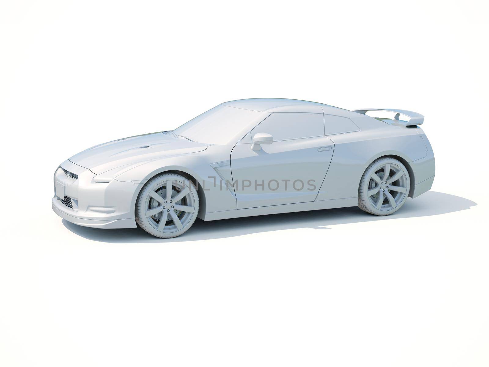 3d Car White Icon, 3d Car Blank Template, 3d White Car Icon with Shadow, Business Sedan Car on White Background, Automobile Isolated, Automobile Service Sign, Auto Body, Automobile Industry