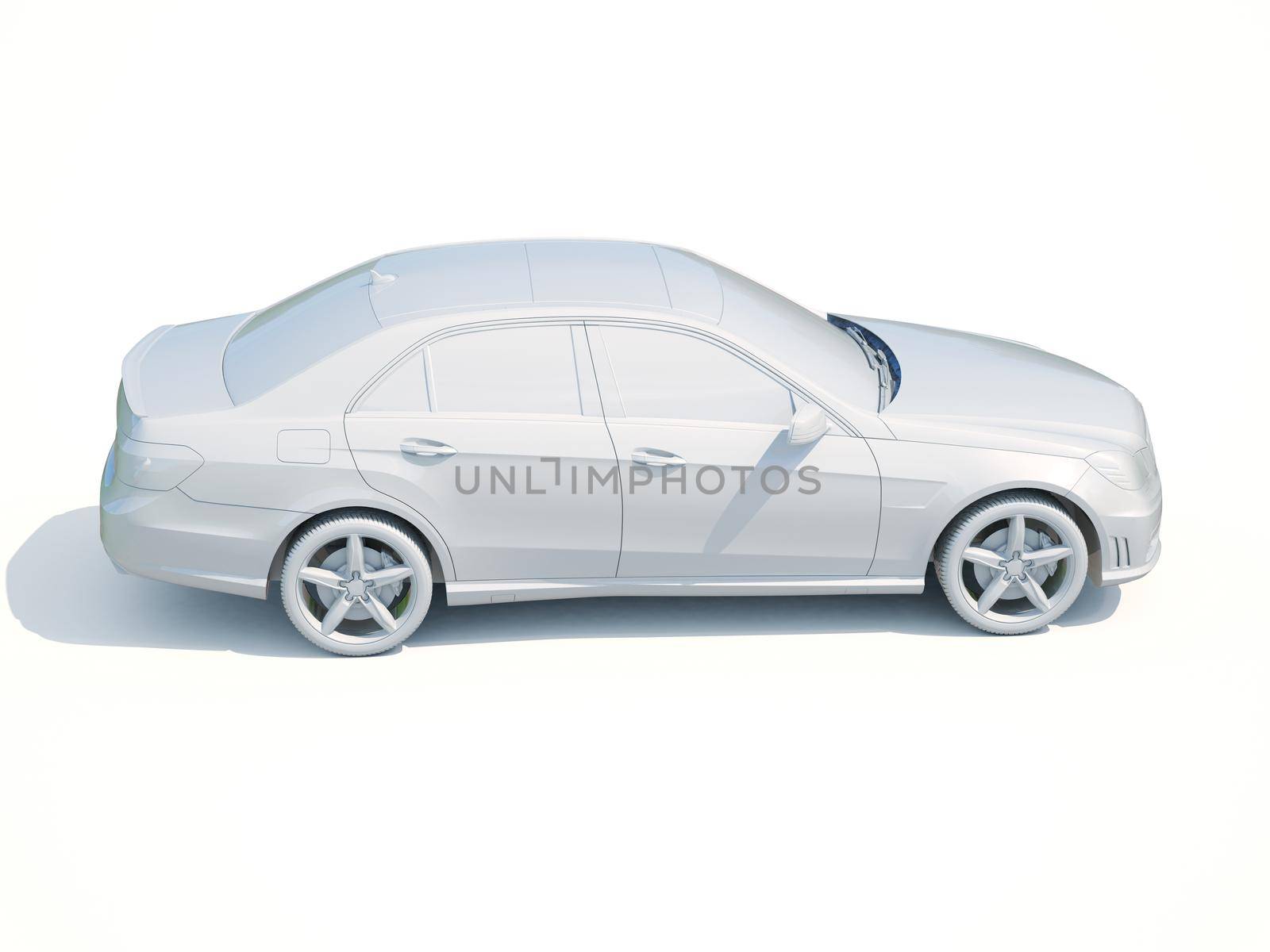 3d Car White Icon, 3d Car Blank Template, 3d White Car Icon with Shadow, Business Sedan Car on White Background, Automobile Isolated, Automobile Service Sign, Auto Body, Automobile Industry