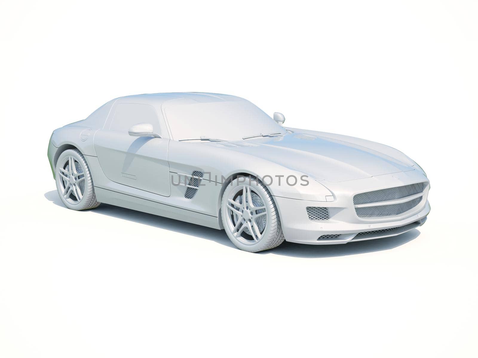 3d Car White Icon, 3d Car Blank Template, 3d White Car Icon with Shadow, Business Sedan Car on White Background, Automobile Isolated, Automobile Service Sign, Auto Body, Automobile Industry