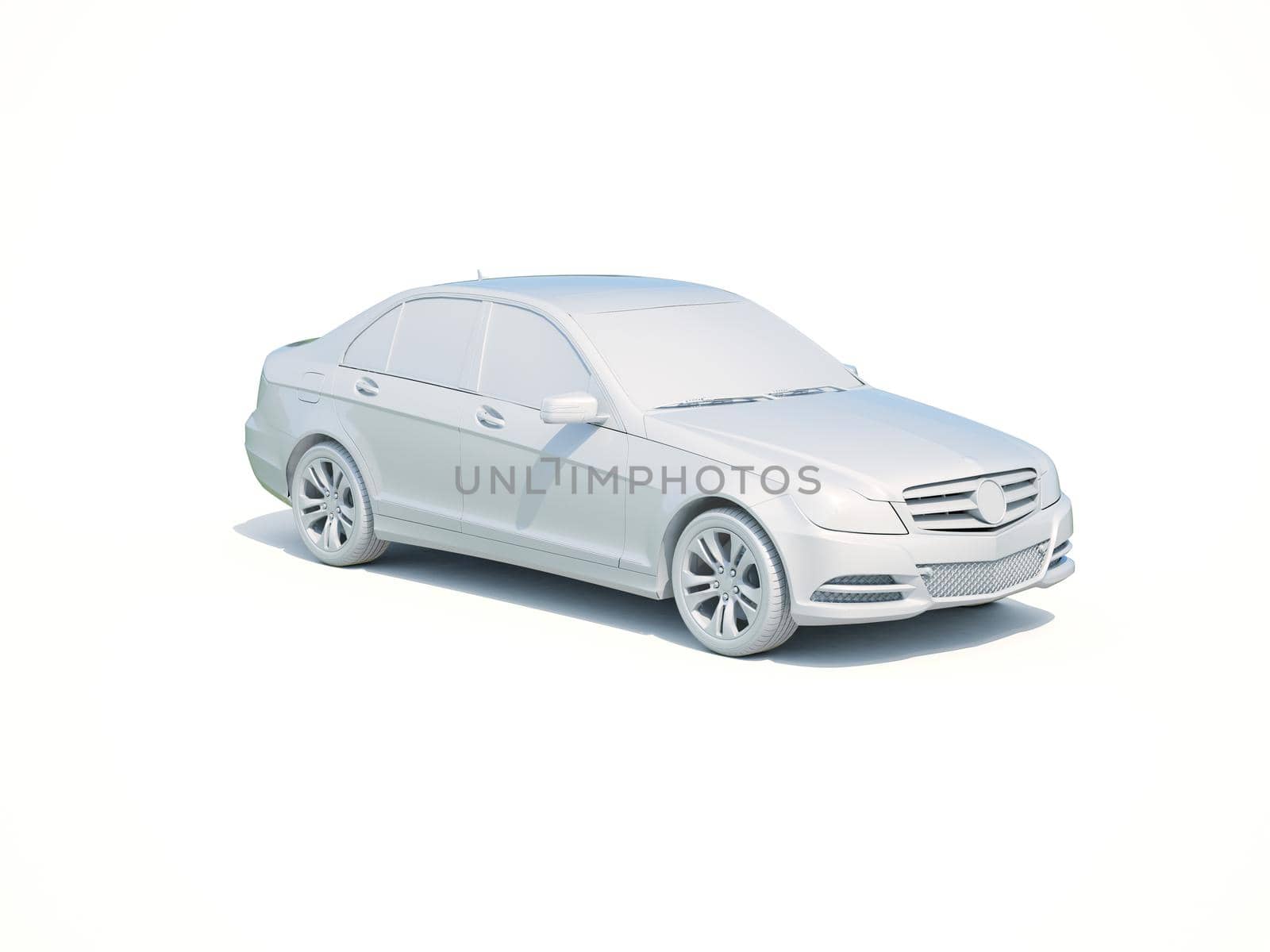 3d Car White Icon, 3d Car Blank Template, 3d White Car Icon with Shadow, Business Sedan Car on White Background, Automobile Isolated, Automobile Service Sign, Auto Body, Automobile Industry