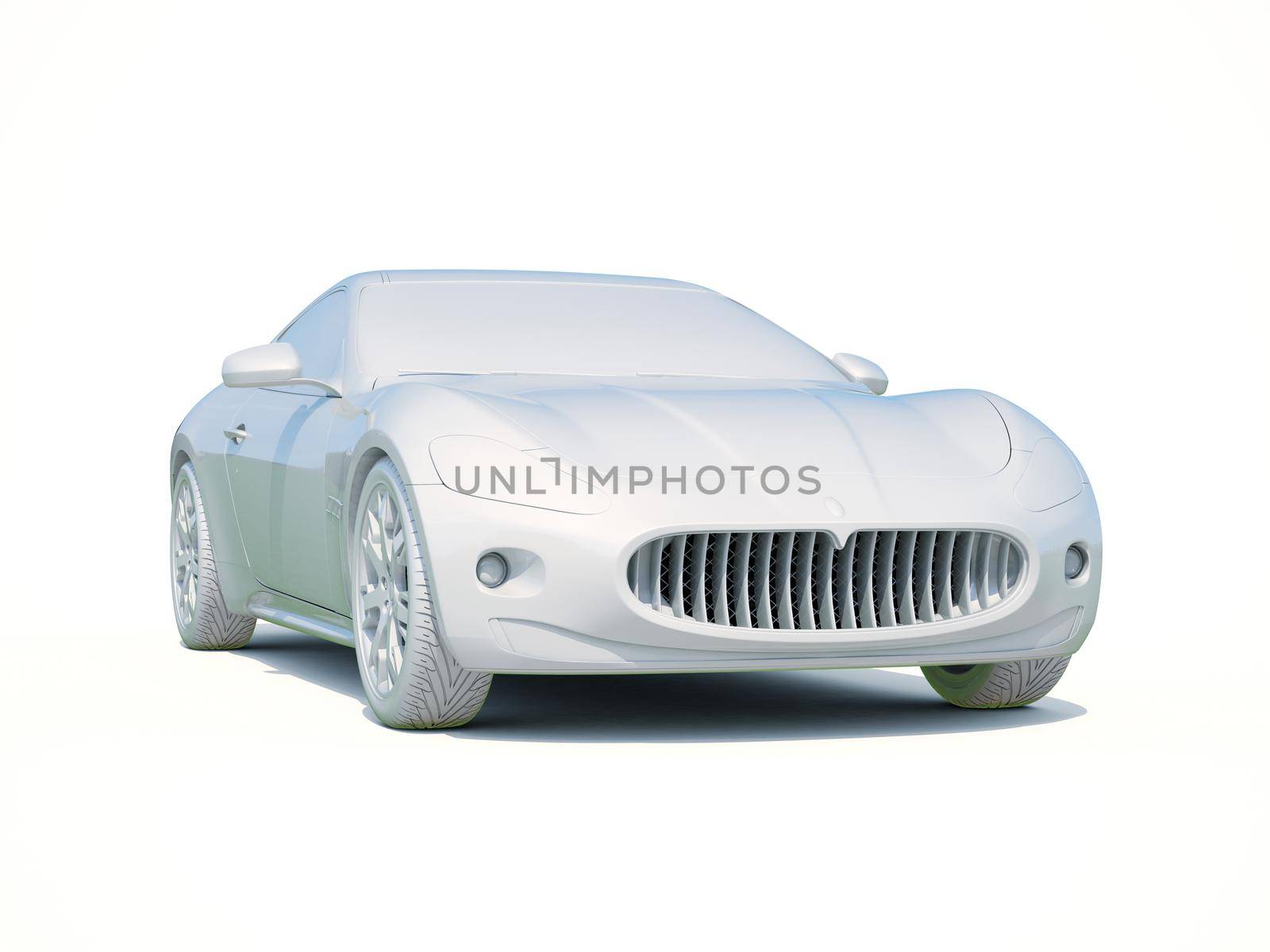 3d Car White Icon, 3d Car Blank Template, 3d White Car Icon with Shadow, Business Sedan Car on White Background, Automobile Isolated, Automobile Service Sign, Auto Body, Automobile Industry