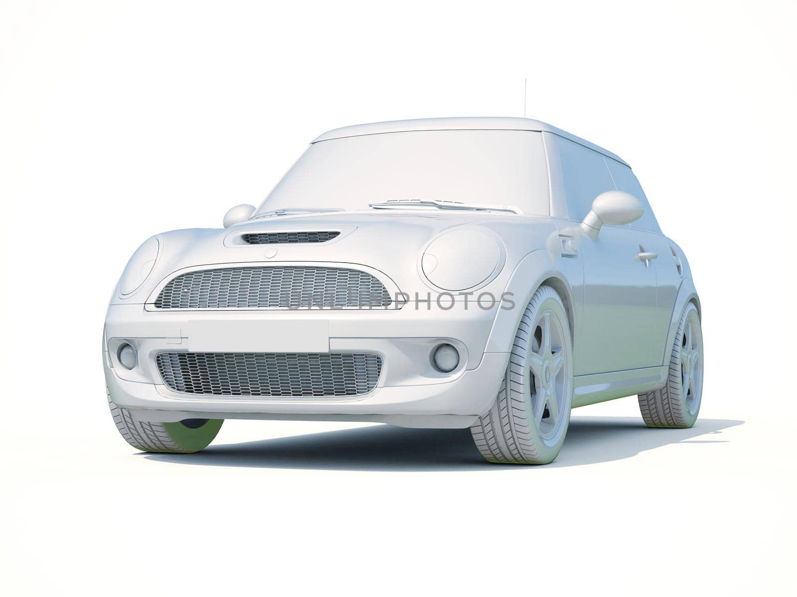 3d Car White Icon, 3d Car Blank Template, 3d White Car Icon with Shadow, Business Sedan Car on White Background, Automobile Isolated, Automobile Service Sign, Auto Body, Automobile Industry