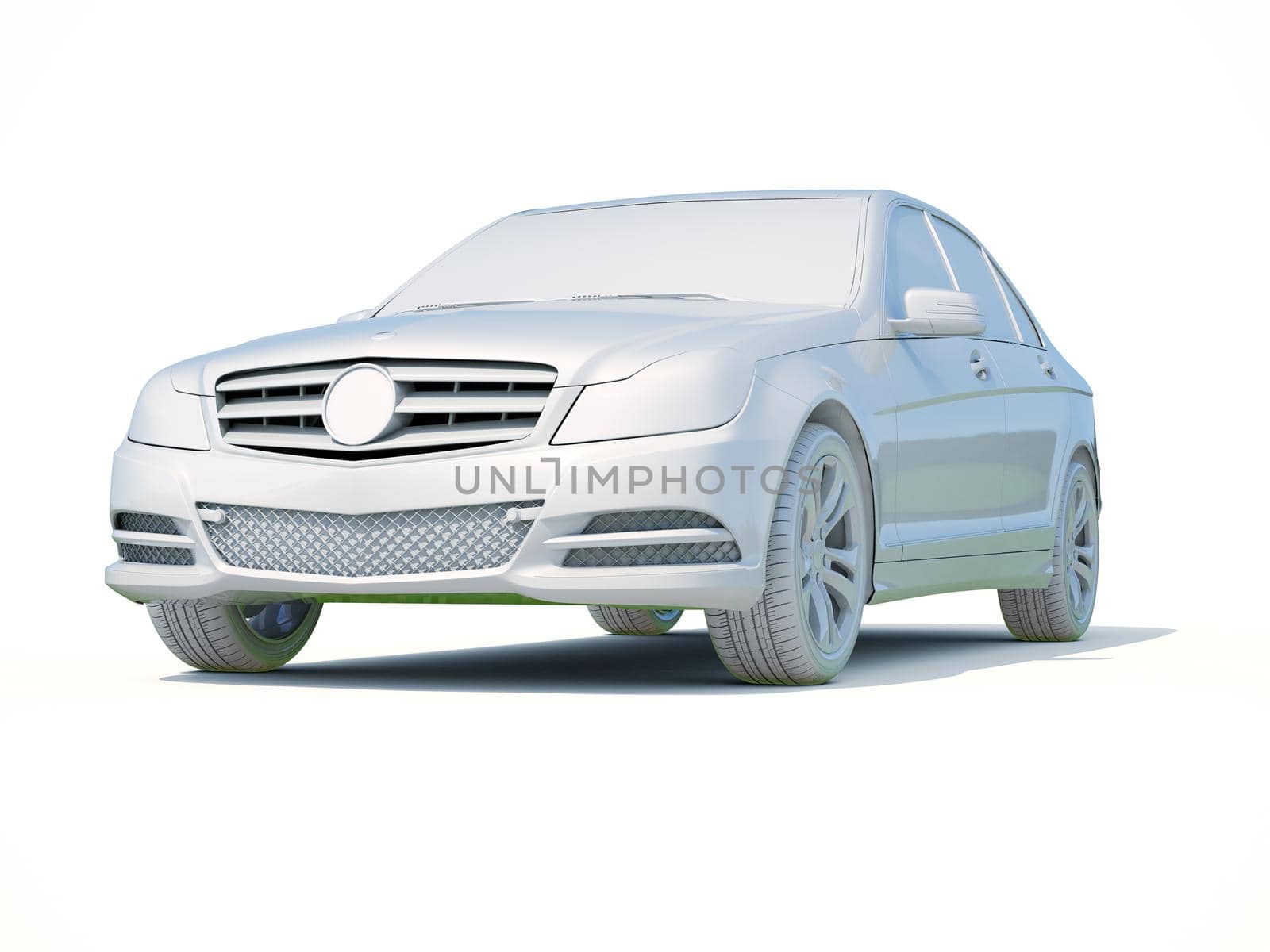 3d Car White Icon, 3d Car Blank Template, 3d White Car Icon with Shadow, Business Sedan Car on White Background, Automobile Isolated, Automobile Service Sign, Auto Body, Automobile Industry