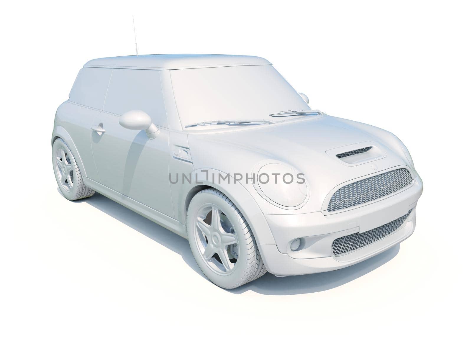3d Car White Icon, 3d Car Blank Template, 3d White Car Icon with Shadow, Business Sedan Car on White Background, Automobile Isolated, Automobile Service Sign, Auto Body, Automobile Industry