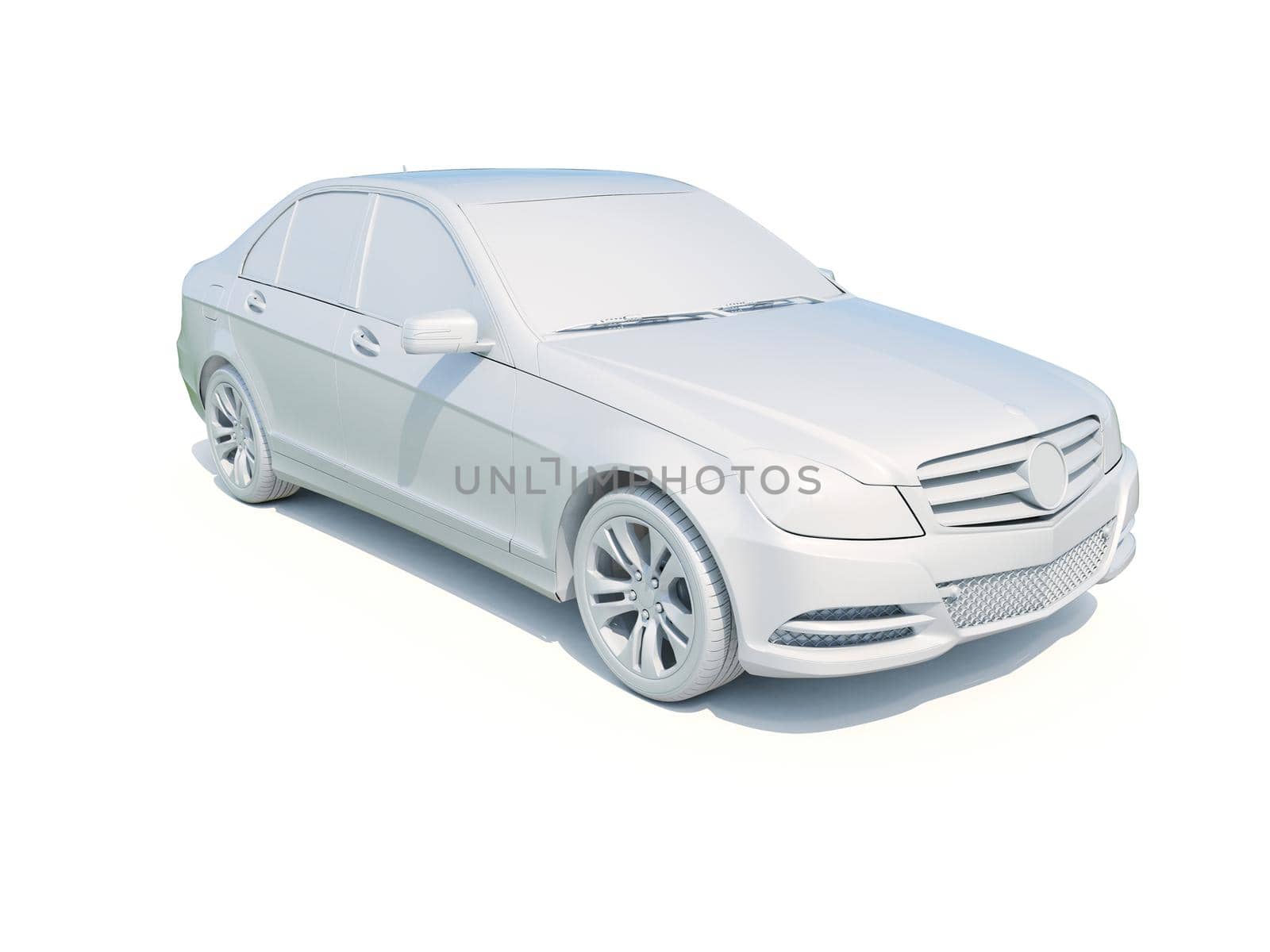 3d Car White Icon, 3d Car Blank Template, 3d White Car Icon with Shadow, Business Sedan Car on White Background, Automobile Isolated, Automobile Service Sign, Auto Body, Automobile Industry
