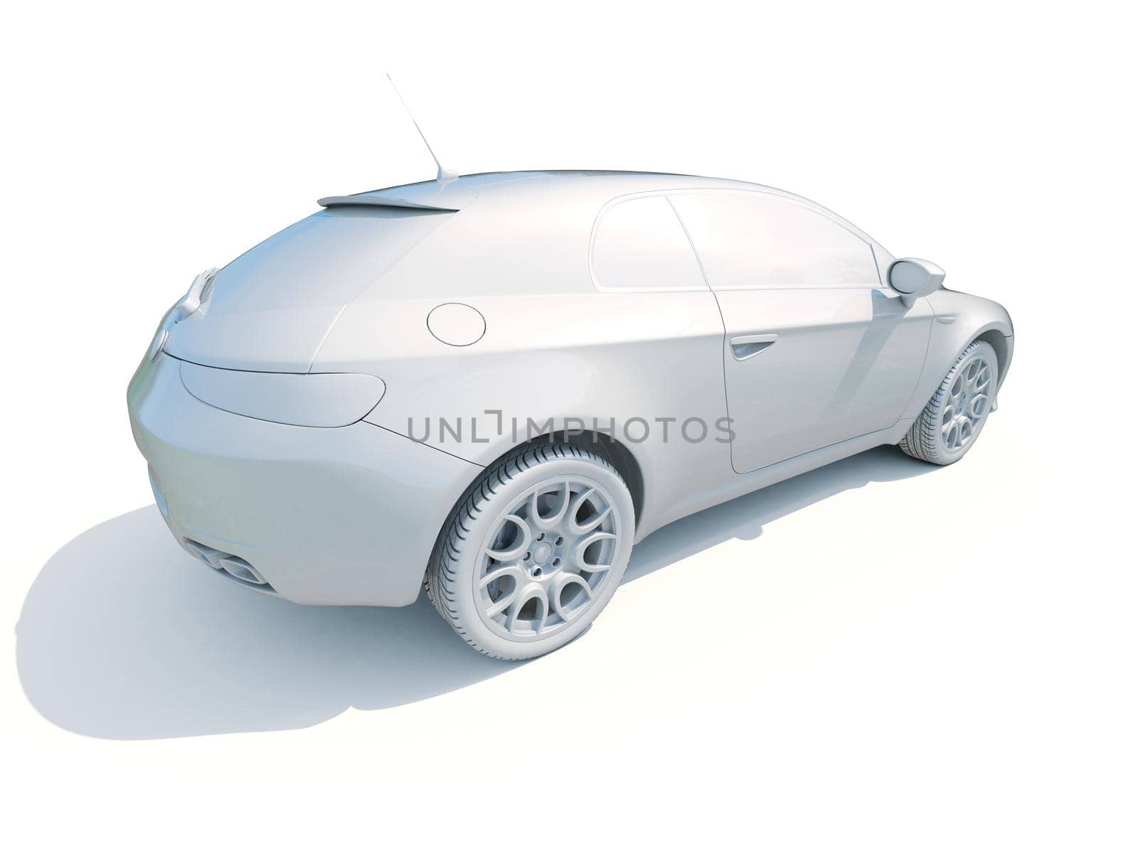 3d Car White Icon, 3d Car Blank Template, 3d White Car Icon with Shadow, Business Sedan Car on White Background, Automobile Isolated, Automobile Service Sign, Auto Body, Automobile Industry
