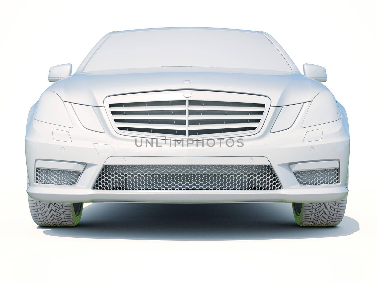 3d Car White Icon, 3d Car Blank Template, 3d White Car Icon with Shadow, Business Sedan Car on White Background, Automobile Isolated, Automobile Service Sign, Auto Body, Automobile Industry