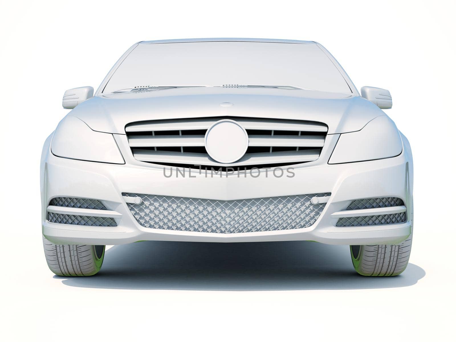 3d Car White Icon, 3d Car Blank Template, 3d White Car Icon with Shadow, Business Sedan Car on White Background, Automobile Isolated, Automobile Service Sign, Auto Body, Automobile Industry